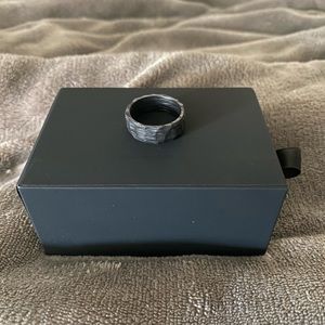 Obsidian Carbon Fiber Ring